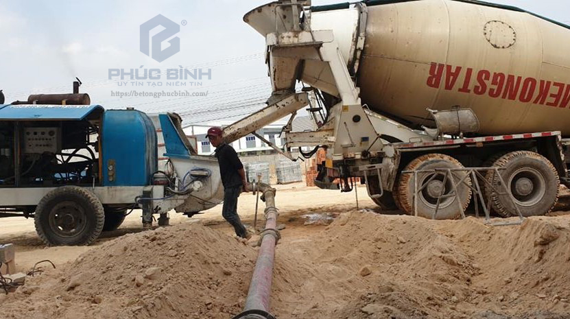 Các bước công việc của trạm trộn bê tông tươi